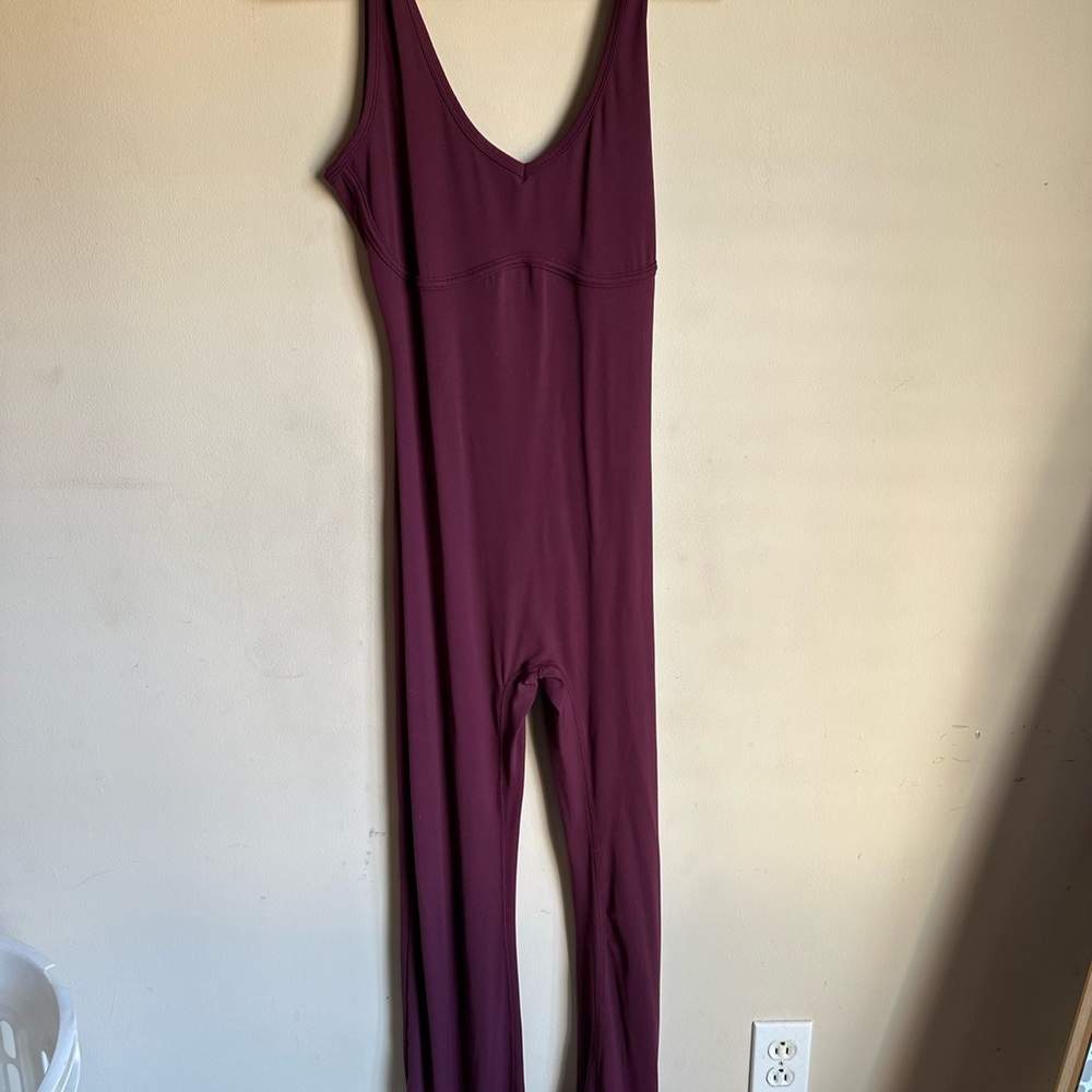Plum Sleeveless Jumpsuit